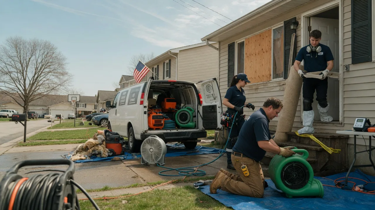 Water Damage Restoration in Baxter Springs, KS near me